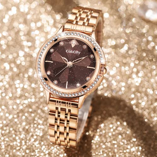 Hardened Face Crystal Starry Sky Watch for Women